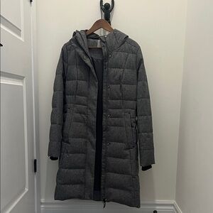 Gray Woods Hooded Coat